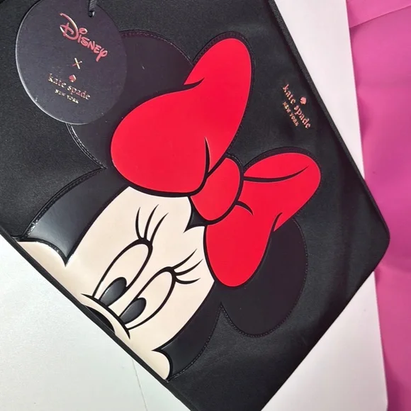 Disney Minnie Mouse Black Laptop Cover